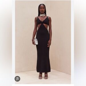 Cult Gaia Black Cutout Maxi Dress
